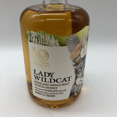 クライヌリッシュ 21年 2003 アニマルレイディ レディワイルドキャット ホグスヘッド 500ml 53.2% Clynelish スコッチウイスキー【W4】