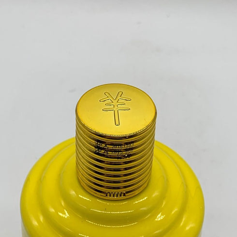 貴州茅台酒 五星ラベル 乙未羊年 黄陶器ボトル 2015 500ml 53% MOUTAI KWEICHOW 1012g【S1】