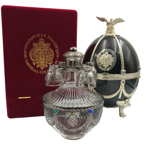 ラドガ インペリアル コレクション イースターエッグ メタリックブラック 700ml 40% LADOGA ウォッカ【L2】