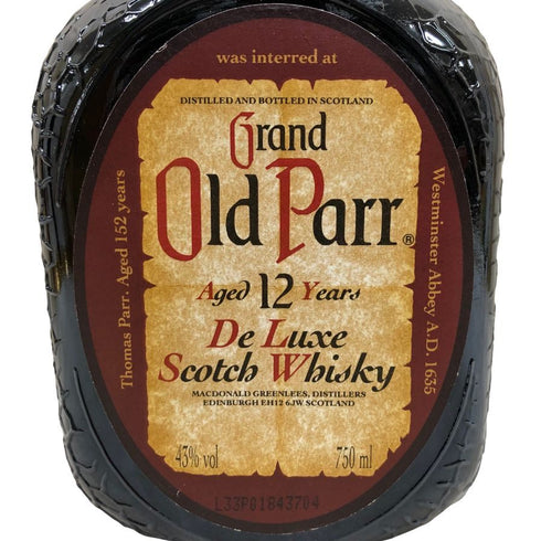 グランド オールドパー 12年 デラックス 750ml 43% Grand Old Parr De Luxe スコッチウイスキー【C3】