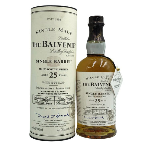 ザ バルヴェニー シングルバレル 25年 700ml 46.9% THE BALVENIE SINGLE BARREL スコッチウイスキー【S4】