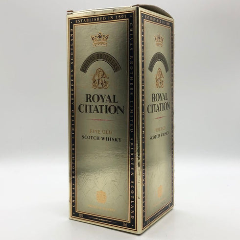 シーバスブラザーズ ロイヤルサイテーション 43% 750ml CHIVAS BROTHERS ROYAL CITATION スコッチウイスキー【S】