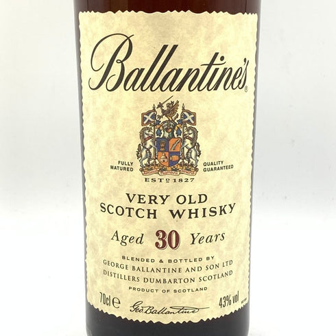 バランタイン 30年 ベリーオールド 旧 750ml Ballantine's 【D4】