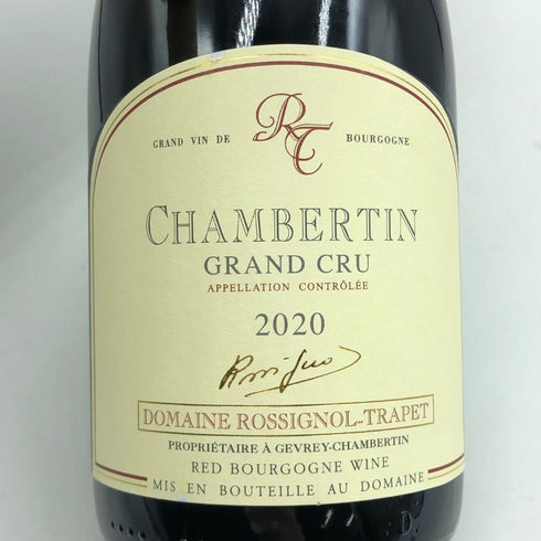 ドメーヌ ロシニョール トラペ シャンベルタン グラン クリュ 2020 750ml 13% Domaine Rossignol Trapet ブルゴーニュワイン【C4】