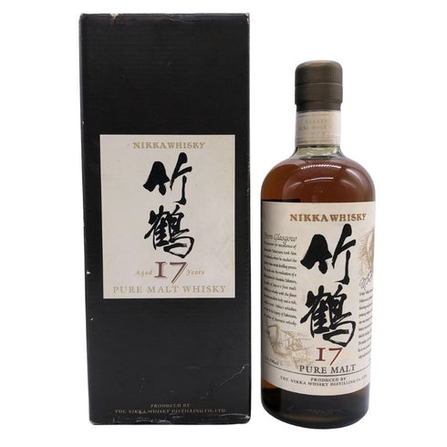 東京都限定◆ニッカ 竹鶴 17年 ピュアモルト 旧ラベル 700ml 43% NIKKA PURE MALT 【H2】