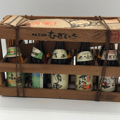 鹿児島 麦焼酎 10本セット 【せっぺとべ&むぎいち&頂酒&そば焼酎&さつま】各2本 100ml 25% 焼酎(麦)【P4】