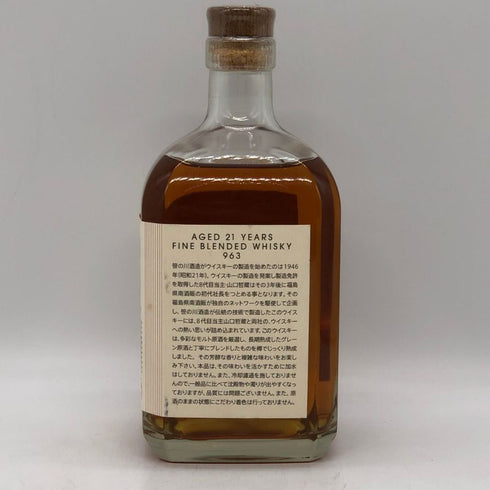 東京都限定◆笹の川酒造 963 ファインブレンデッド 21年 700ml 58% 【V1】