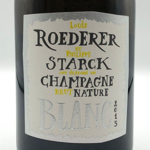 ルイ ロデレール ブリュット ナチュール ブラン 2015 フィリップ スタルク 12.5% 750ml Louis Roederer et Philippe Starck Brut Nature シャンパン【S0】