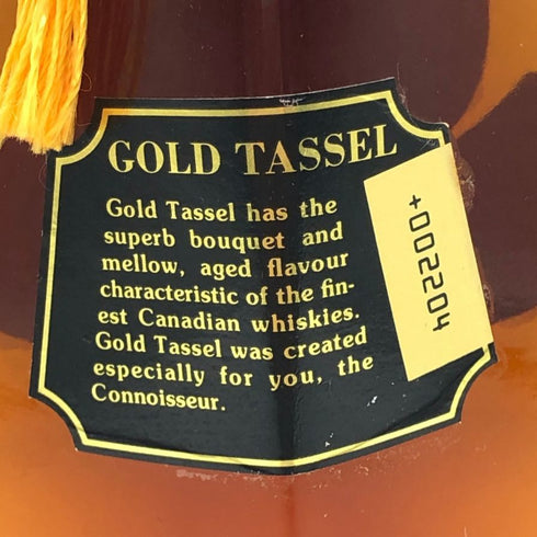 ゴールド タッセル 7年 マックギネス 710ml 40% 特級表記 GOLD TASSEL McGUINESS スコッチウイスキー【G2】