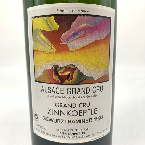 セピ ランドマン ゲヴュルツトラミネール グランクリュ ツィンコフレ 1988 1500ml 12.5% Seppi Landmann Gewürztraminer Grand Cru Zinnkoepfle 白ワイン【Q1】