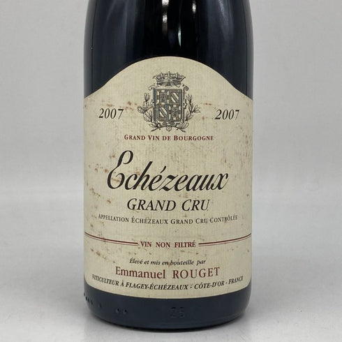エマニュエル ルジェ エシェゾー グラン クリュ 2007 750ml 13.5% Emmanuel Rouget ECHEZEAUX GRAND CRU ブルゴーニュワイン【E4】