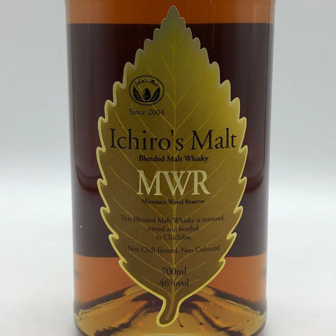 東京都限定◆ベンチャーウイスキー イチローズモルト MWR ミズナラウッドリザーブ 700ml 46% Ichiro's Molt 【N1】