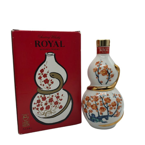 東京都限定◆サントリー ローヤル 干支ボトル 巳歳 2013 陶器 600ml 43% SUNTORY ROYAL 1069g【H4】