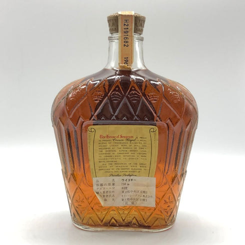 シーグラム クラウン ロイヤル 1968 750ml 40% Seagram's Crown Royal ウイスキー【E0】