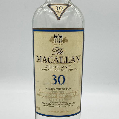 マッカラン 30年 シェリーオーク 空き瓶 The MACALLAN【C4】