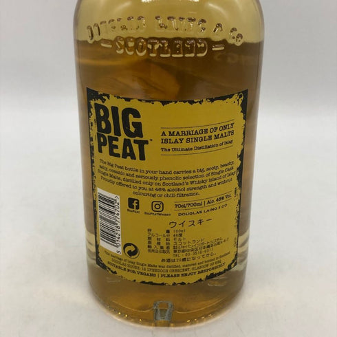 ダグラスレイン ビッグピート スモール バッチ 700ml 46% DOUGLAS LAING'S Big Peat Small Batch スコッチウイスキー【G4】