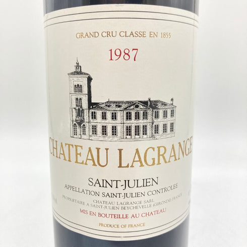 シャトー ラグランジュ 1987 750ml 12.5% CHATEAU LAGRANGE 【U4】