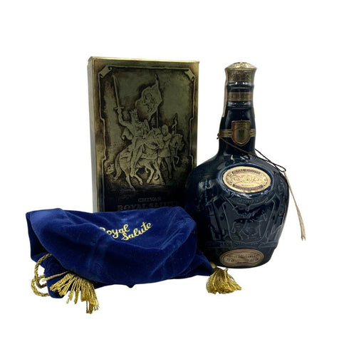 ローヤルサルート 21年 青 陶器ボトル 700ml 40% ROYAL SALUTE スコッチウイスキー1393g【L2】