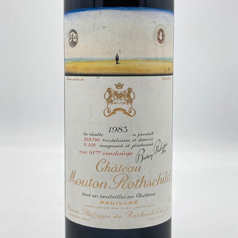 シャトー ムートンロートシルト 1983 750ml 13% Chateau Mouton Rothschild ボルドーワイン【F】