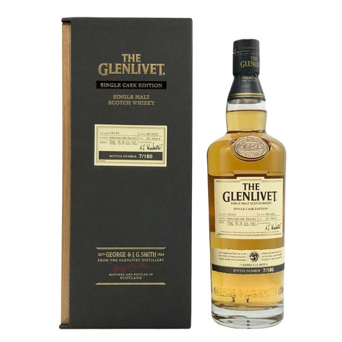 グレンリベット 20年 シングルカスク エディション アメリカンオークバレル 2021 59.3% 700ml THE GLENLIVET スコッチウイスキー【P1】