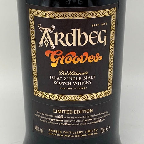 アードベッグ グルーヴス grooces 700ml 46% ARDBEG スコッチウイスキー【C2】