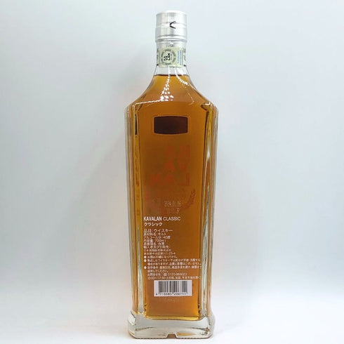 カバラン クラシック シングルモルト 700ml 40% KAVALAN CLASSIC ウイスキー【K1】