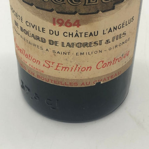 シャトー アンジェリュス 1964 375ml 14% L ANGELUS ボルドーワイン【G4】