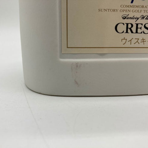 東京都限定◆サントリー クレスト 12年 オープン1994 記念ボトル 陶器 カワセミ 43% 500ml SUNTORY CREST 1168g【SKU】