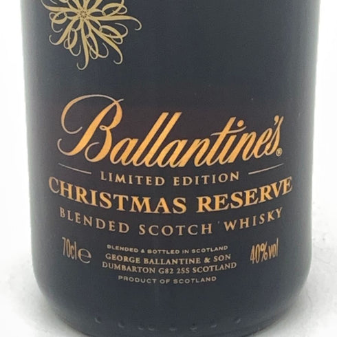 バランタイン クリスマスリザーブ 700ml 40% Ballantine's CHRISTMAS RESERVE スコッチウイスキー【B1】