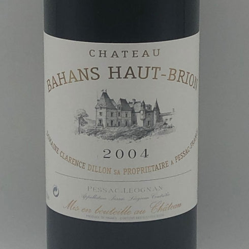 シャトー バーン オー ブリオン 2004 750ml 12.5% Chateau Bahans Haut-Brion ボルドーワイン【H2】