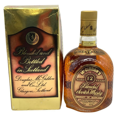 マックギボンズ 12年 スペシャルリザーブ ブレンデッド ウイスキー 特級表記 750ml 43% MC GIBBON'S 【N4】