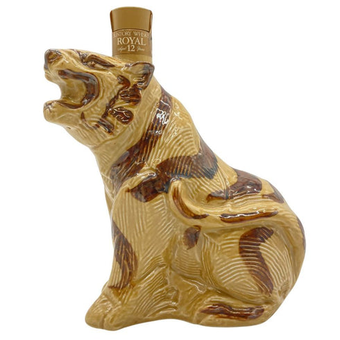 東京都限定◆サントリー ウイスキー ローヤル 12年 干支ボトル 寅 陶器 600ml 43% SUNTORY WHISKY ROYAL 1234g【F1】