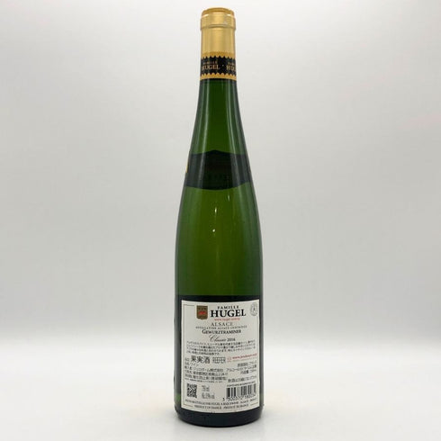 ヒューゲル ゲヴェルツトラミネール 2016 750ml 13% Hugel Gewurztraminer 白ワイン【D1】
