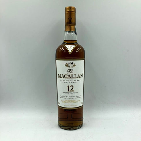 ザ マッカラン 12年 旧ボトル シェリーオークカスク 750ml 43% THE MACALLAN スコッチウイスキー【I2】