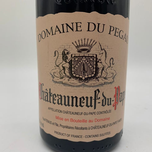 シャトーヌフ デュ パプ ルージュ ドメーヌ デュ ペゴー 2017 15.5% 750ml Chateauneuf du Pape Domaine du Pegau 【N】