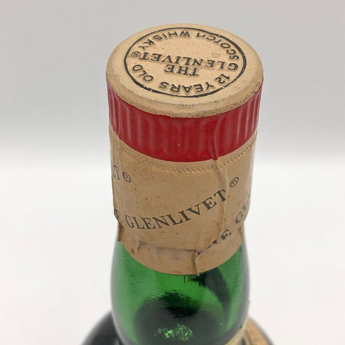グレンリベット 12年 特級 アンブレンデッド 赤アザミ 旧ボトル 750ml 43% GLENLIVET スコッチウイスキー【A4】