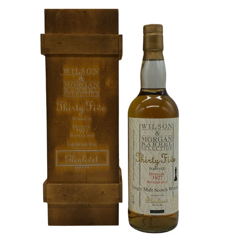 グレンリベット 35年 1977-2012 ウィルソン&モーガン バレル セレクション 700ml 49.6% Glenlivet Wilson & Morgan スコッチウイスキー【C4】