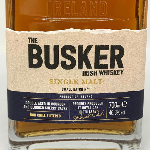 バスカー スモールバッチ No.1 700ml 46.3% BUSKER アイリッシュウイスキー【L1】
