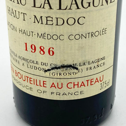 シャトー ラ ラギューヌ 1986 375ml 12.5% CHATEAU LA LAGUNE ボルドーワイン【G4】