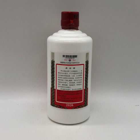 貴州茅台酒 マオタイ酒 天女ラベル 2026 500ml 53% MOUTAI KWEICHOW 中国酒954g【J2】