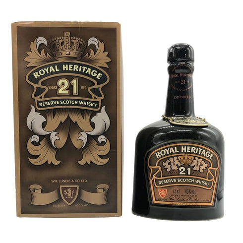 ロイヤル ヘリテージ 21年 陶器ボトル 750ml 43% ROYAL HERITAGE スコッチウイスキー【D】