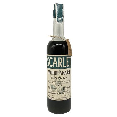 伊勢屋酒造×越後薬草 スカーレット ヴェルデ アマーロ ビターリキュール 2024 30% 700ml SCARLET VERDE AMARO リキュール【P4】