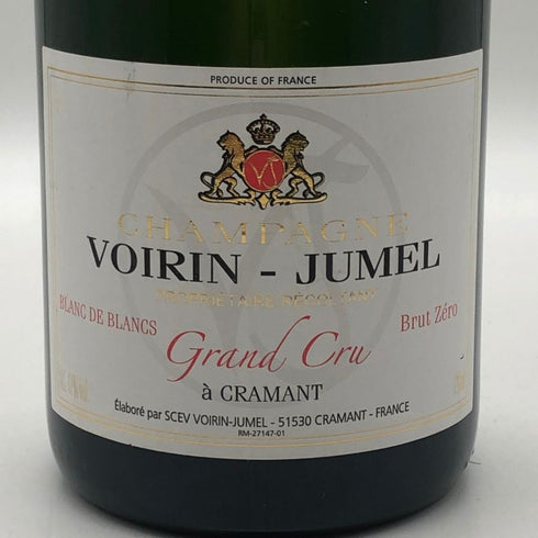 ヴォワラン ジュメル グラン クリュ ブラン ド ブラン ブリュット ゼロ 750ml 12% Voirin Jumel Grand Cru Blanc de Blancs Brut Zero シャンパン【A1】