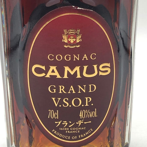 カミュ グランド VSOP クリアボトル 700ml 40% CAMUS GRAND ブランデー【S2】