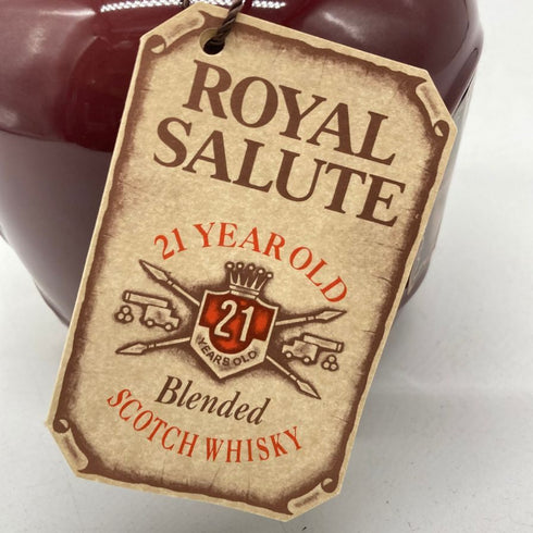 シーバス ブラザーズ ロイヤル サルート 21年 赤陶器 700ml 40% CHIVAS BROTHERS ROYAL SALUTE スコッチウイスキー1300g【G4】