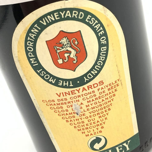 フェヴレ ニュイ サン ジョルジュ レ ラヴィエール 1990 750ml 13% FAIVELEY Nuits Saint Georges Les Lavieres 【N4】