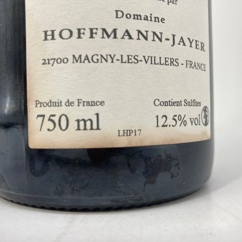 ホフマン ジャイエ ニュイ サン ジョルジュ レ オー ポワレ 2017 750ml 12.5% Hofmann Jayer Nuits Saint Georges ブルゴーニュワイン【L1】