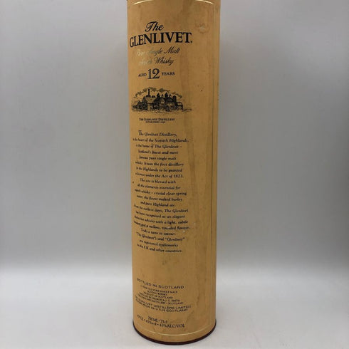 グレンリベット 12年 ピュアモルト 赤アザミ 750ml 43% THE GLENLIVET PURE MALT スコッチウイスキー【N0】