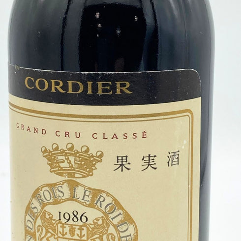 シャトー グリュオー ラ ローズ 1986 375ml 12.5% CHATEAU GRUAUD LAROSE ボルドーワイン【D4】