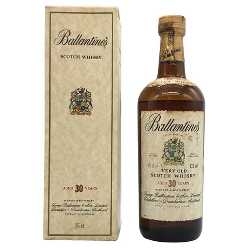 バランタイン 30年 ベリーオールド 金キャップ 青青紋章 750ml 43% Ballantine's VERY OLD スコッチウイスキー【G】